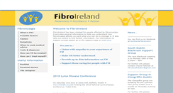 Desktop Screenshot of fibroireland.com